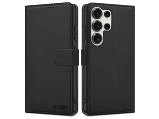 Produktfoto för Tech-Protect Galaxy S25 Ultra Plånboksfodral - Svart