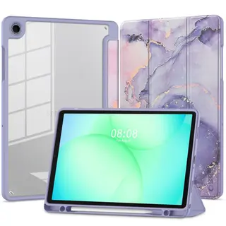 Produktfoto för Tech Protect Galaxy Tab A9 Fodral Hybrid (Voilet Marble)