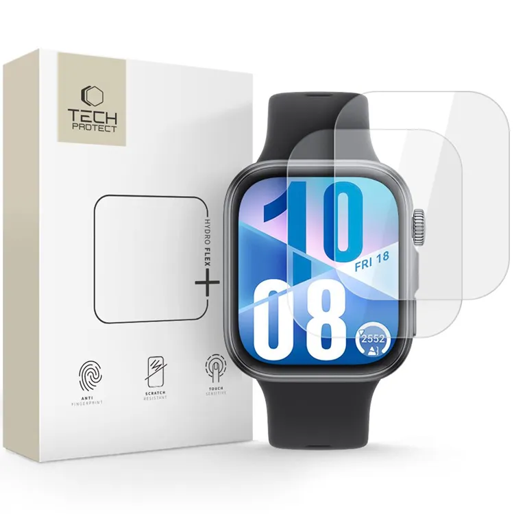 Alternativ bild 0 för Tech-Protect Hofi Hydro Flex+ Skärmskydd till Huawei Watch Fit 3/4, 2-pack