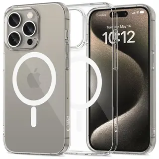 Produktfoto för Tech-Protect iPhone 15 Pro Mobilskal Magsafe Flexair - Clear