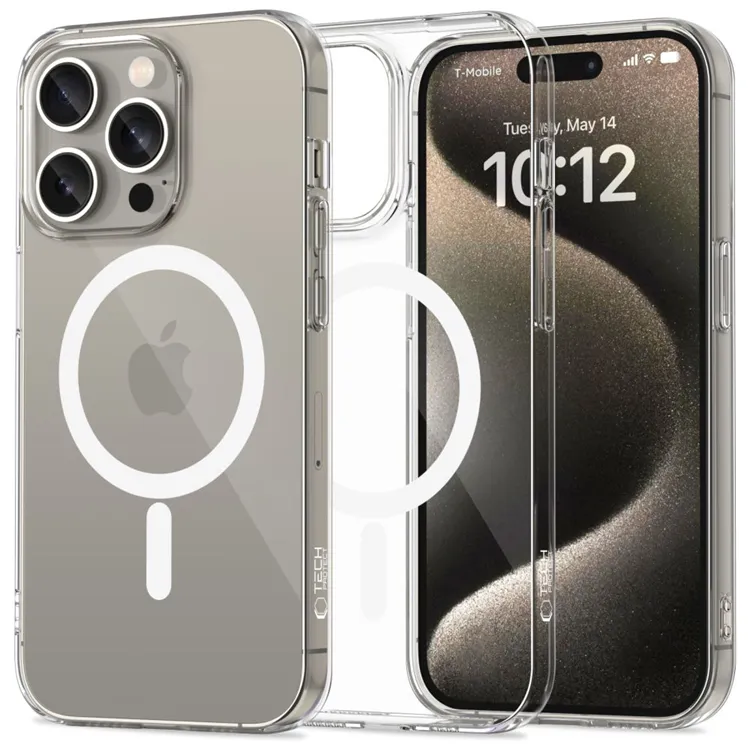 Alternativ bild 0 för Tech-Protect iPhone 15 Pro Mobilskal Magsafe Flexair - Clear
