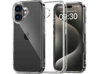 Produktfoto för Tech-Protect iPhone 16 Mobilskal Flexair Hybrid - Clear