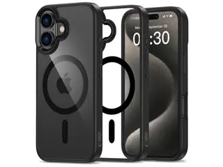 Produktfoto för Tech-Protect iPhone 16 Mobilskal Magsafe Magmat - Svart/Clear