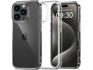 Produktfoto för Tech-Protect iPhone 16 Pro Max Mobilskal Flexair Hybrid - Clear