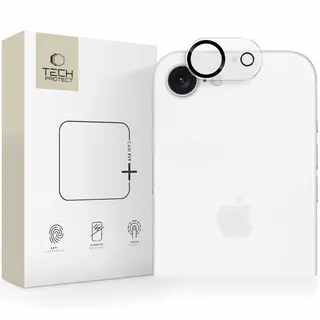 Produktfoto för Tech-Protect iPhone 16e Kameralinsskydd Härdat glas Cam Fit Plus