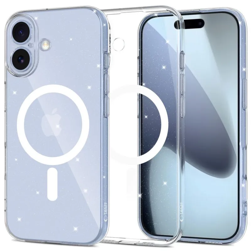 Alternativ bild 0 för Tech-Protect iPhone 17 Mobilskal Magsafe Flexair - Glitter