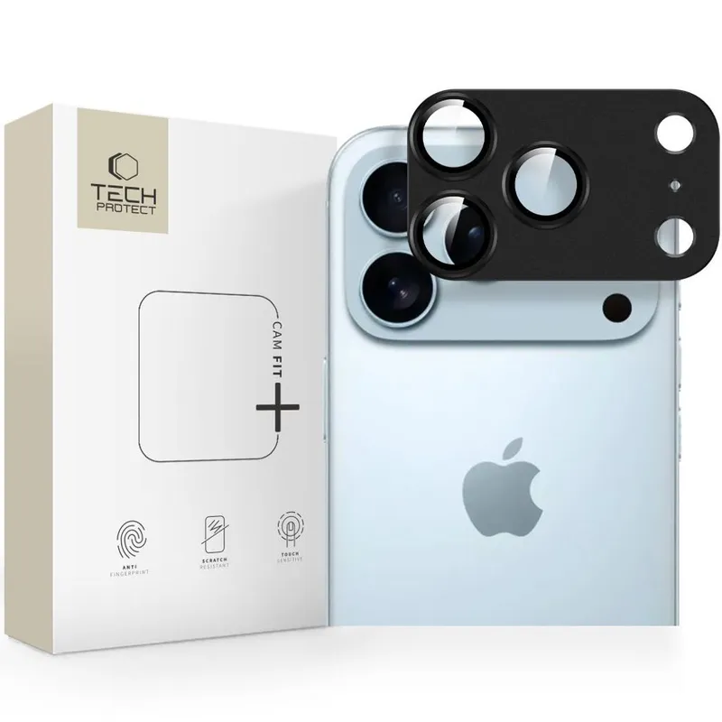 Alternativ bild 0 för Tech-Protect iPhone 17 Pro Härdat glas Skärmskydd - Svart