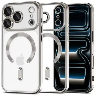 Produktfoto för Tech-Protect iPhone 17 Pro Mobilskal Magsafe Flex - Shiny Silver