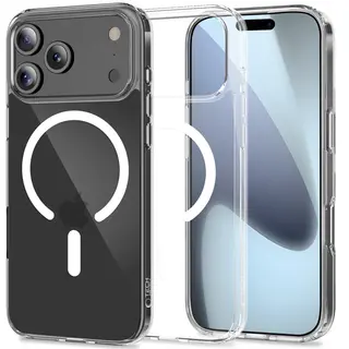 Produktfoto för Tech-Protect iPhone 17 Pro Mobilskal Magsafe Flexair Hybrid - Clear