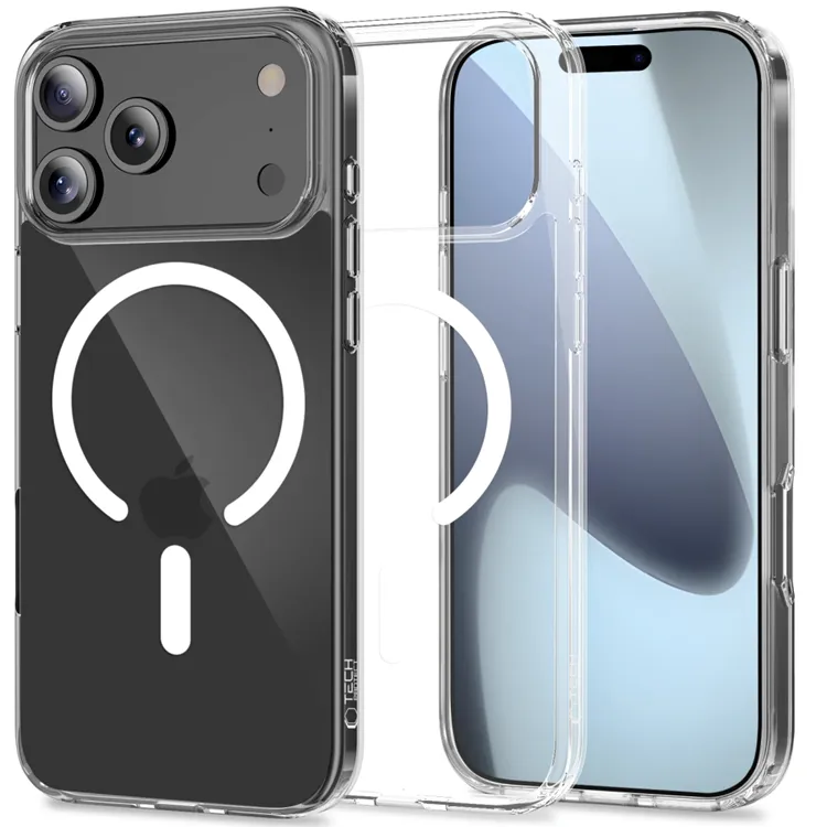 Alternativ bild 0 för Tech-Protect iPhone 17 Pro Mobilskal Magsafe Flexair Hybrid - Clear