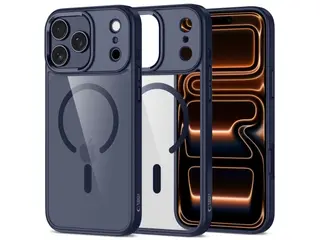Produktfoto för Tech-Protect iPhone 17 Pro Mobilskal Magsafe - Mörkblå/Clear