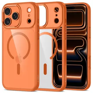 Produktfoto för Tech-Protect iPhone 17 Pro Mobilskal Magsafe - Orange/Clear