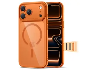 Produktfoto för Tech-Protect iPhone 17 Pro Mobilskal Magsafe Peak - Orange/Clear