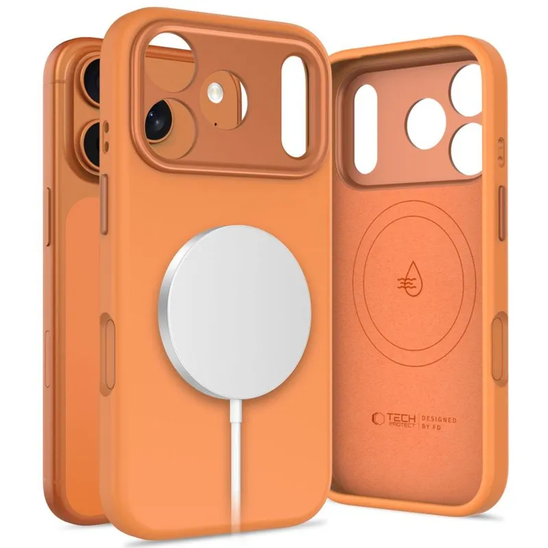 Alternativ bild 0 för Tech-Protect iPhone 17 Pro Mobilskal Magsafe Uniq - Cosmic Orange