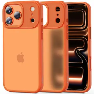 Produktfoto för Tech-Protect iPhone 17 Pro Mobilskal Matte - Cosmic Orange