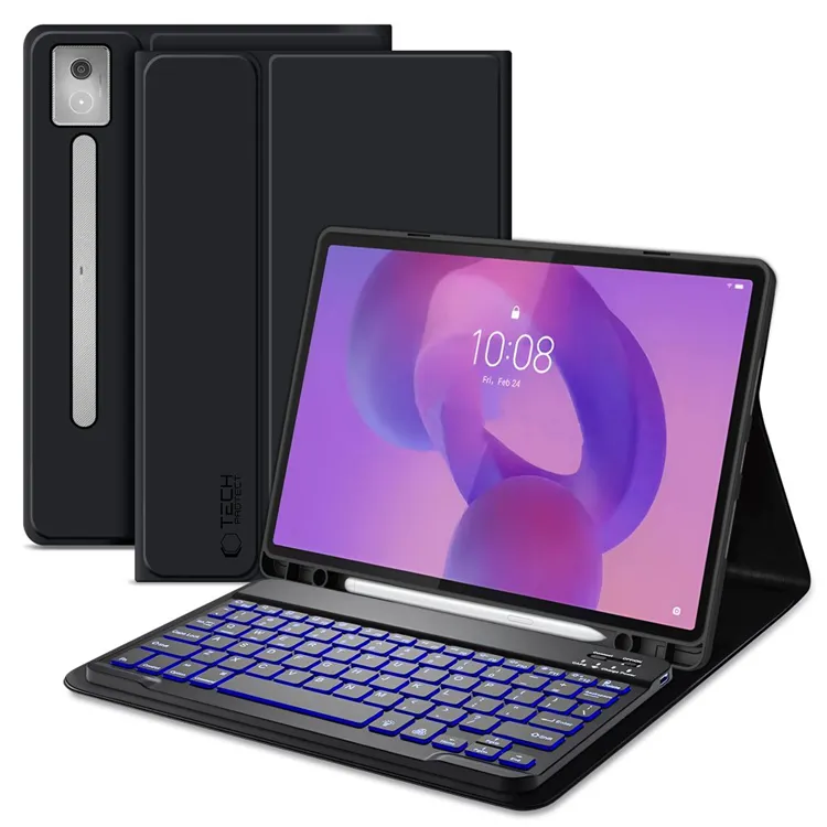 Alternativ bild 0 för Tech-Protect Lenovo Idea Tab Pro Fodral med Engelskt Tangentbord
