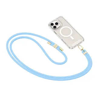 Produktfoto för Tech-Protect Mobilrem Crossbody C7S - Blå/Guld