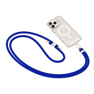 Produktfoto för Tech-Protect Mobilrem Crossbody C7S - Cobalt Blå/Guld