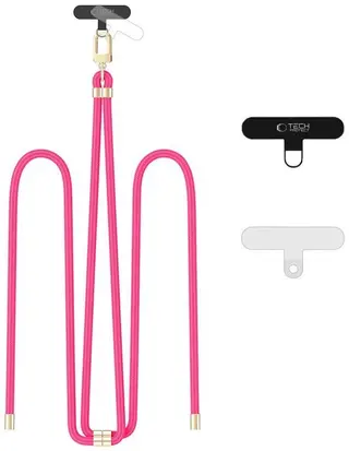 Produktfoto för Tech-Protect Mobilrem Crossbody C7S - Hot Rosa/Guld