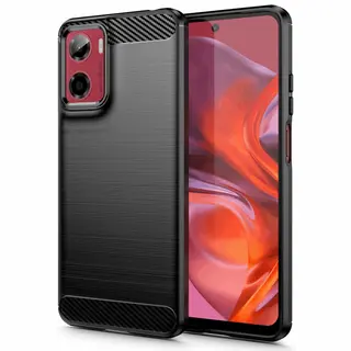 Produktfoto för Tech-Protect Motorola Moto G05/E15 Mobilskal TPU Carbon - Svart