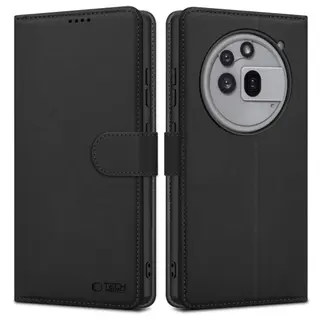 Produktfoto för Tech-Protect Nothing Phone 3a Pro Plånboksfodral - Matt Svart