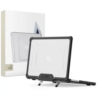 Produktfoto för Tech-Protect SmartShell Pro skal MacBook Pro 14 (M1–M5) – svart & transparent