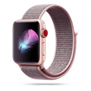 Produktfoto för Tech-Protect TECH-PROTECT NYLON APPLE WATCH 1/2/3/4/5/6 (38/40MM) PINK SAND