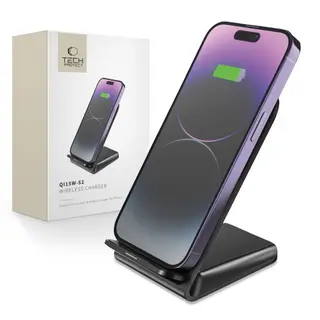 Produktfoto för Tech-Protect trådlös laddare Tech-protect Qi15W-S2 trådlös laddare 15W Svart