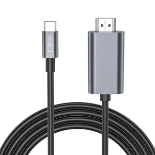 Produktfoto för Tech-Protect UltraBoost USB-C / HDMI 4K 60Hz Kabel 2m - Svart