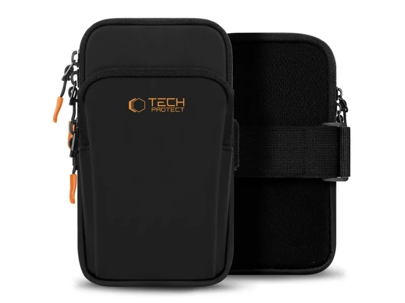 Alternativ bild 0 för Tech-Protect Universal Sport Armband M7 - Svart/Orange