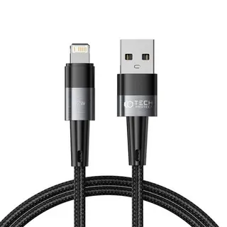 Produktfoto för Tech-Protect USB-A till Lightning kabel Ultraboost 1m - Grå