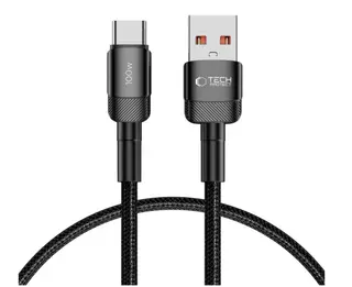 Produktfoto för Tech-Protect USB-A till USB-C-kabel 100W, 5A, 0,5m - Svart