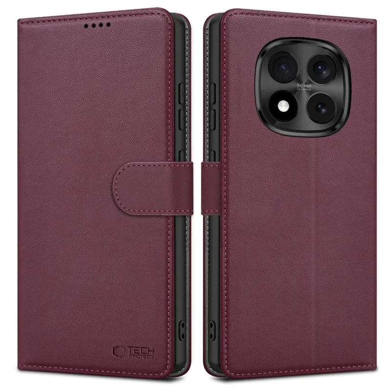 Alternativ bild 0 för Tech-Protect Wallet Fodral till Xiaomi Redmi Note 15 Pro 5G - Vinröd