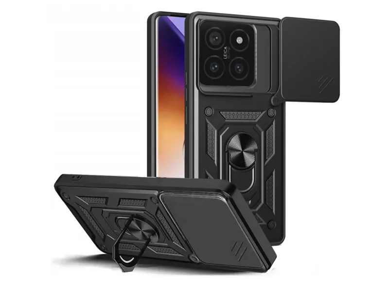 Alternativ bild 0 för Tech-Protect Xiaomi 14T Mobilskal Camshield Pro - Svart