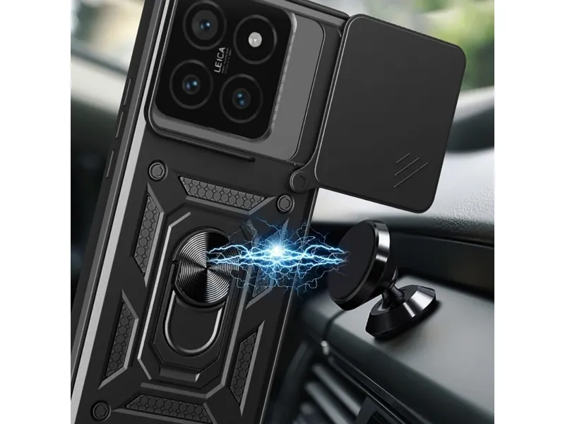 Alternativ bild 0 för Tech-Protect Xiaomi 14T Mobilskal Camshield Pro - Svart