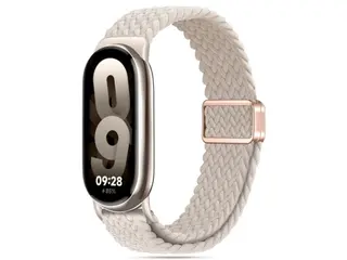 Produktfoto för Tech-Protect Xiaomi Smart Band 8/9/NFC Armband NylonMag - Starlight