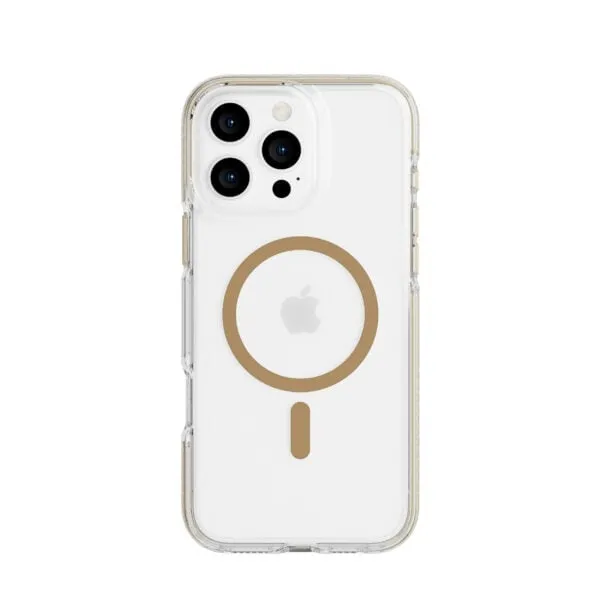 Alternativ bild 0 för Tech21 Evo Crystal MagSafe for iPhone 16 Pro Max - Gold
