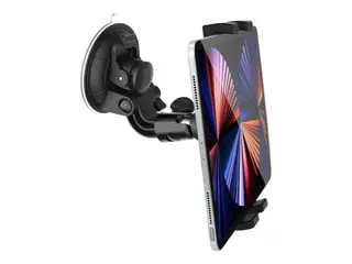 Produktfoto för Techly I-TABLET-VENT, Bil, Passiv, Galaxy Tab 2 10, Galaxy Tab 2 7, Galaxy Tab 3 10, Galaxy Tab 3 7, Galaxy Tab 3 8, iPad 2,..., ABS, Gummi, Svart, 353 g