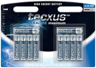 Produktfoto för tecxus Alkaline Maximum - Batteri 10 x AAA - alkaliskt