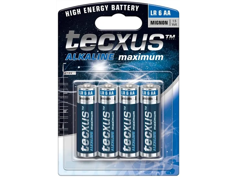 Alternativ bild 0 för tecxus Mignon LR 6 AA - Batteri 4 x AA-typ - alkaliskt