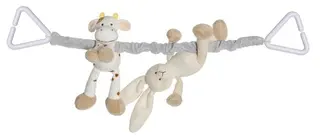Produktfoto för Teddykompaniet Diinglisar barnvagnshänge, kanin & kossa