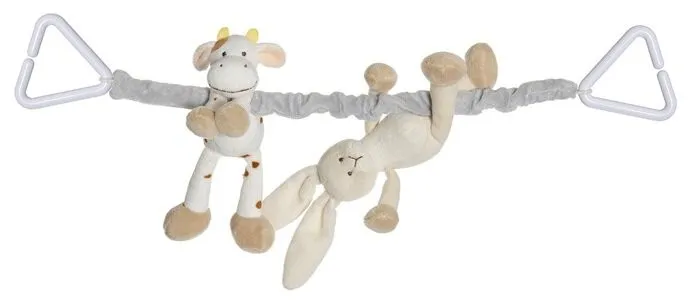 Alternativ bild 0 för Teddykompaniet Diinglisar barnvagnshänge, kanin & kossa
