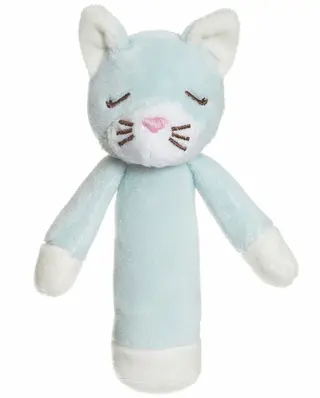 Produktfoto för Teddykompaniet Diinglisar Skallra Katt (Babyblå)