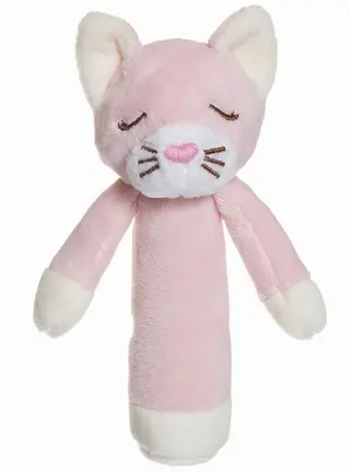 Produktfoto för Teddykompaniet Diinglisar Skallra Katt (Babyrosa)