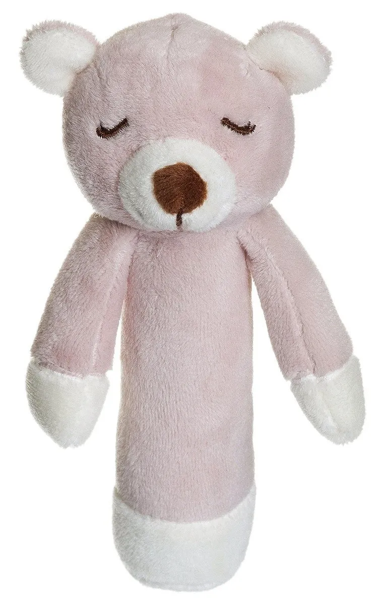 Alternativ bild 0 för Teddykompaniet Diinglisar Skallra Nalle (Dimrosa)
