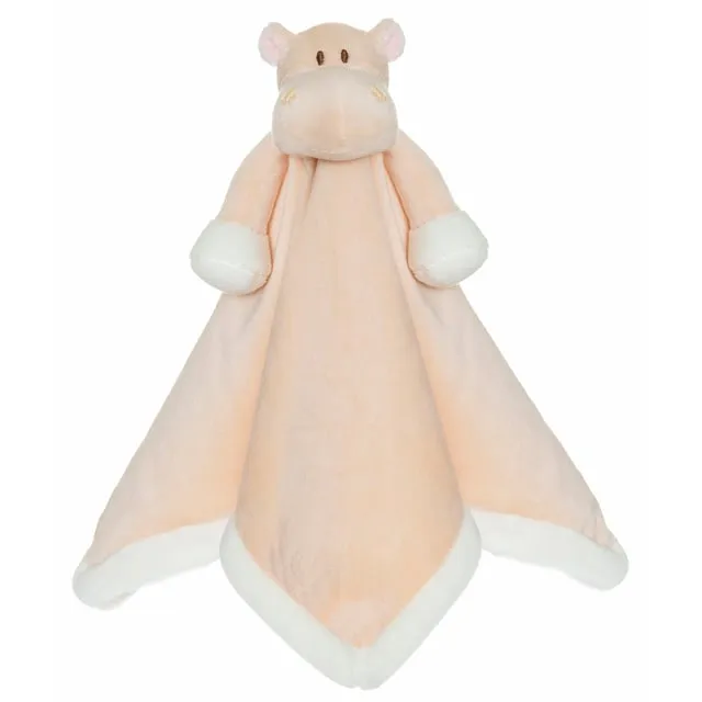 Alternativ bild 0 för Teddykompaniet Diinglisar Snuttefilt Flodhäst (Aprikos)