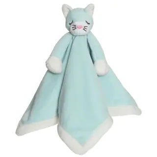 Produktfoto för Teddykompaniet Diinglisar Snuttefilt Katt (Babyblå)