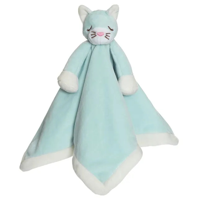 Alternativ bild 0 för Teddykompaniet Diinglisar Snuttefilt Katt (Babyblå)