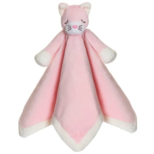 Alternativ bild 0 för Teddykompaniet Diinglisar Snuttefilt Katt (Babyrosa)
