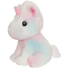 Produktfoto för Teddykompaniet Enhörning Regnbågsfärgad 26 cm (Rosa)